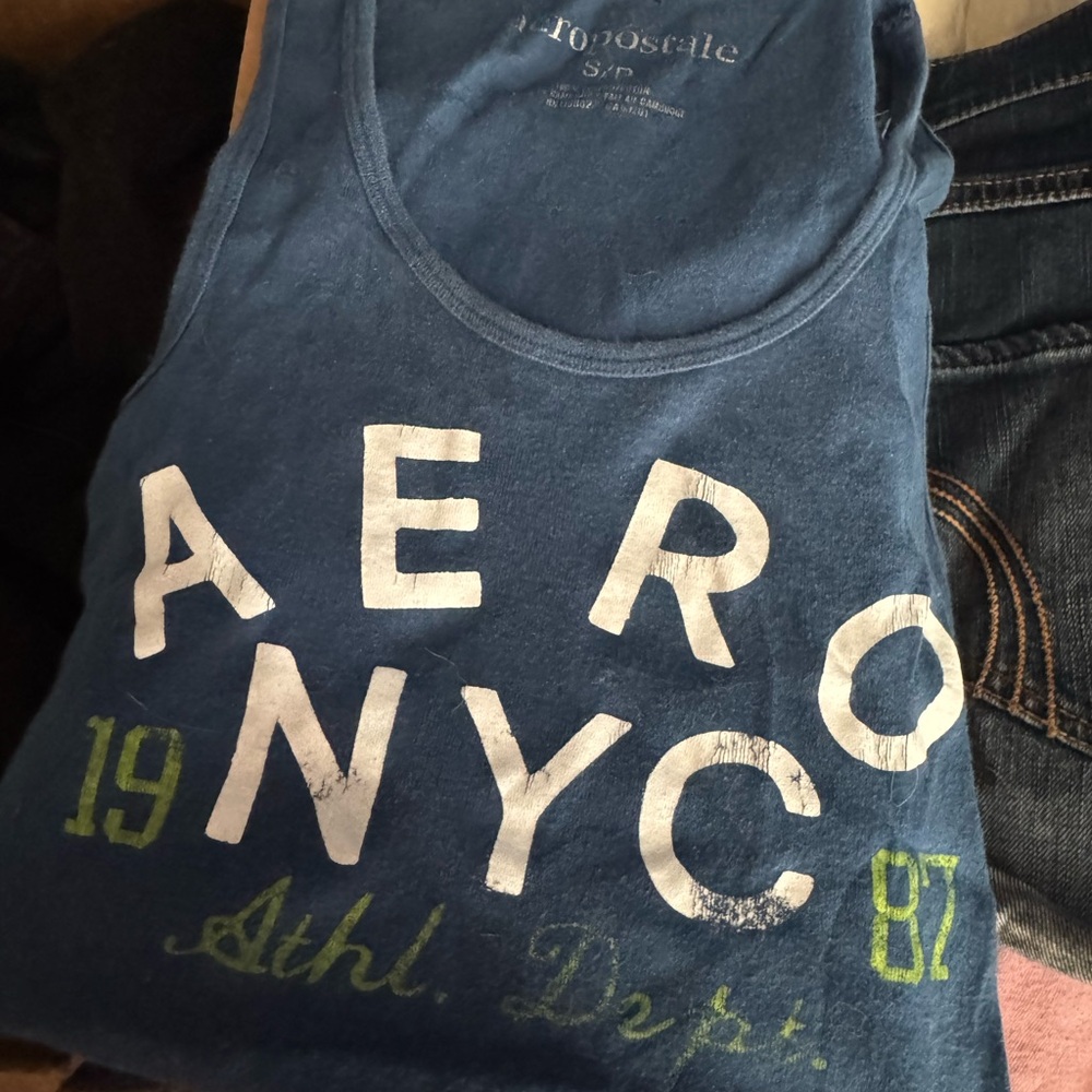 Aeropostale Navy Blue Tank Top